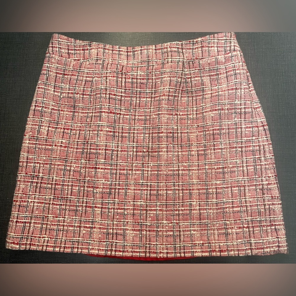 Kate Spade NewYork  Plaid Cotton/WoolSkirt size 12